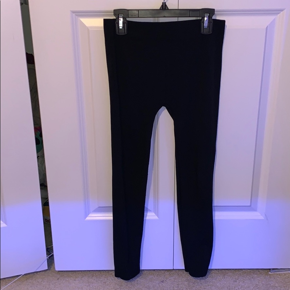 Nylon Black Leggings